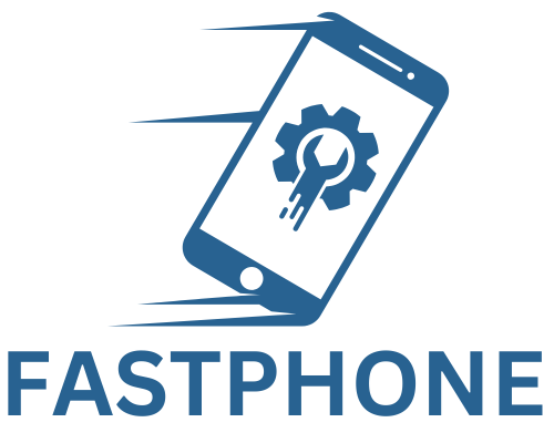 Blue Modern Smartphone Logo